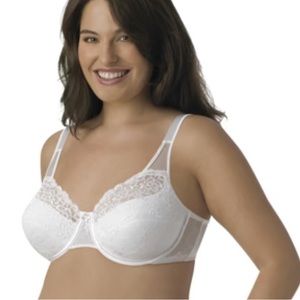 NWOT Playtex Secrets Jasmine Embroidery Bra, 38D